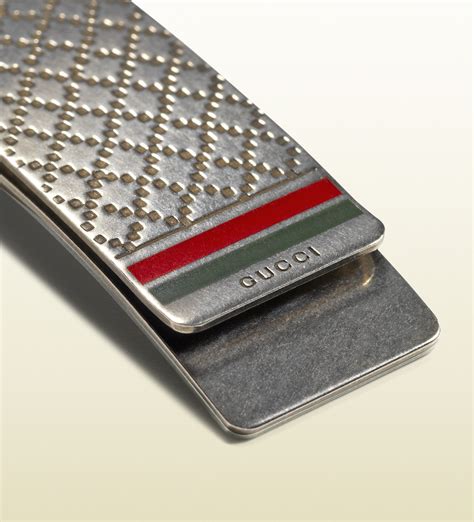 gucci sterling silver money clip|GUCCI Sterling Silver Money Clip .